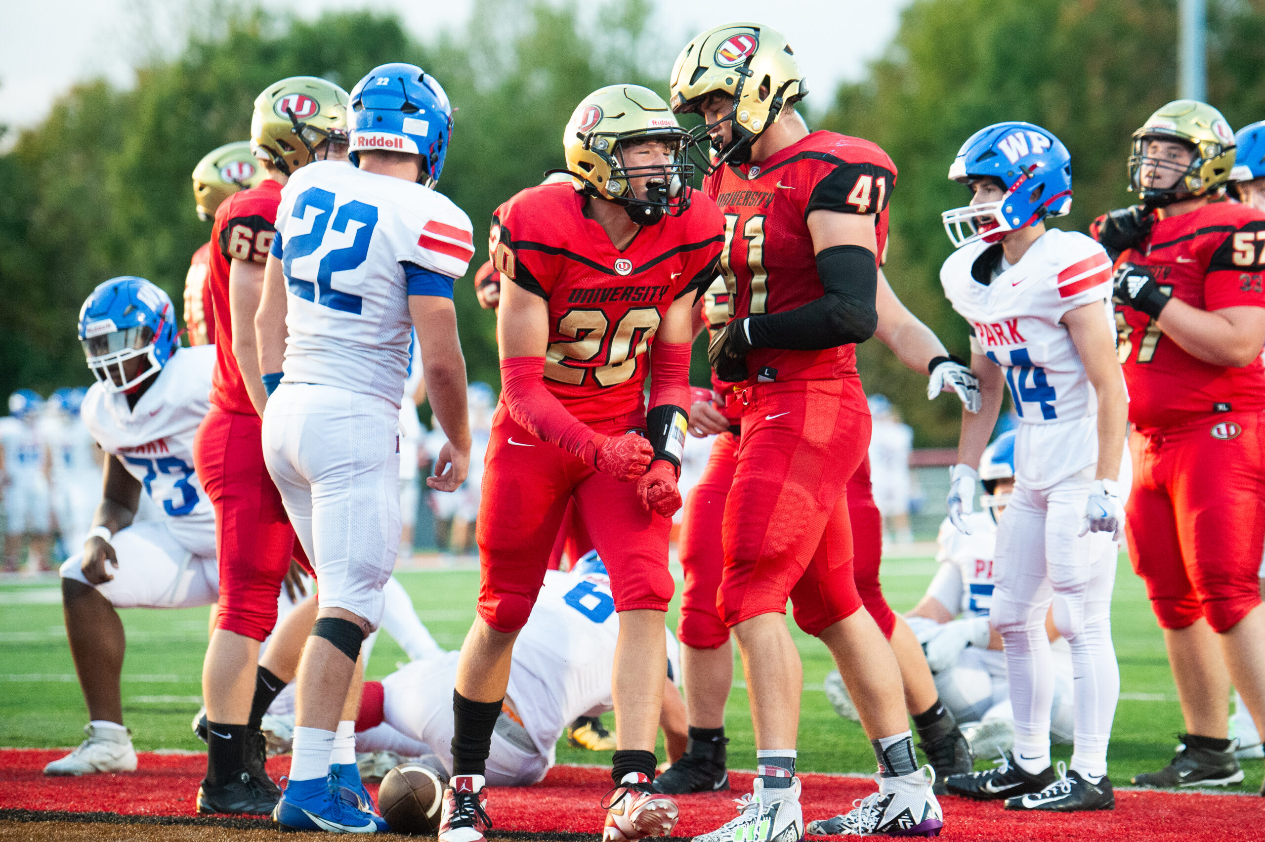 Wheeling Park takes advantage of miscue-prone University High
